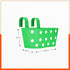 ARA Hanging Metal Pot Holders / Planters for Home / Balcony / Garden | Green
